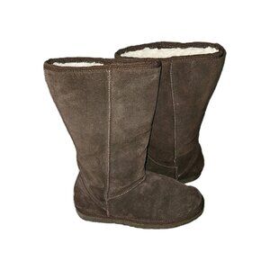 Alpine Design 588918-CHOC Women's Maggie Tall Suede boot Choco. Size 7 Brown